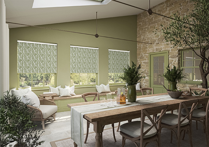 Hanging Greenery, Olive - Twist&Fit Roller Blind - Image 7